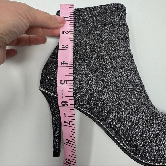 Coach Whitny Bootie Silver Metallic & Black - Picture 12 of 14